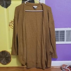 Gold Arizona cardigan with pockets